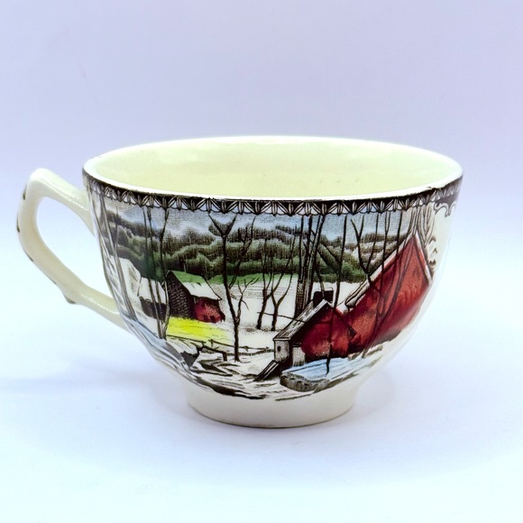 Johnson Brothers Friendly Village, Porcelain Coffee Tea Cup & Saucer - Picture 6 of 6